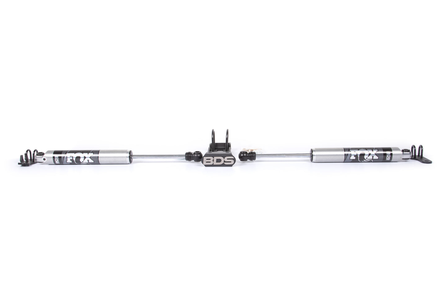 BDS Suspension Dual Steering Stabilizer Kit w/ FOX 2.0 Performance Shocks | Jeep Wrangler TJ (97-06), Cherokee XJ (84-01), Grand Cherokee ZJ (93-98)