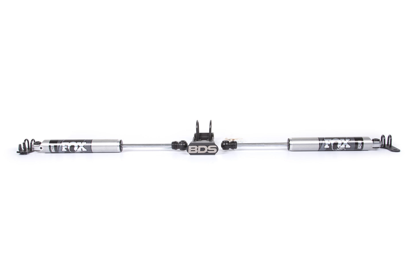BDS Suspension Dual Steering Stabilizer Kit w/ FOX 2.0 Performance Shocks | Jeep Wrangler TJ (97-06), Cherokee XJ (84-01), Grand Cherokee ZJ (93-98)