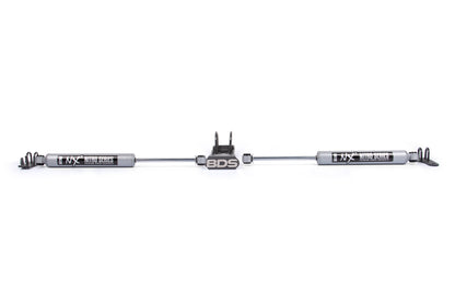 BDS Suspension Dual Steering Stabilizer Kit w/ NX2 Shocks | Jeep Wrangler TJ (97-06), Cherokee XJ (84-01), Grand Cherokee ZJ (93-98)