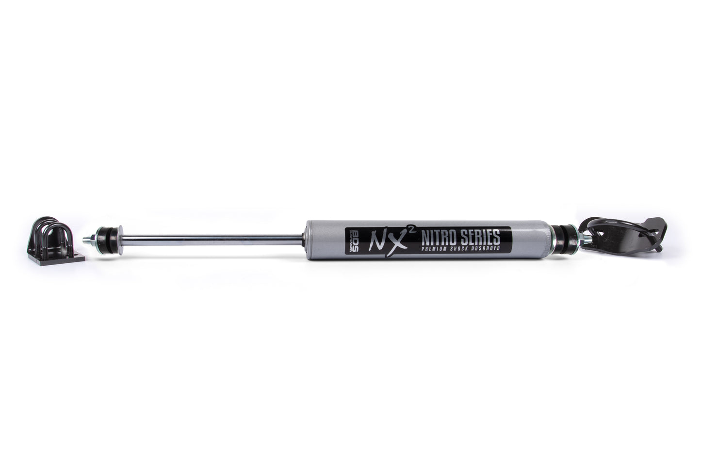 BDS Suspension Single Steering Stabilizer Kit w/ NX2 Shock | Jeep CJ Series and M38A1 (41-86)