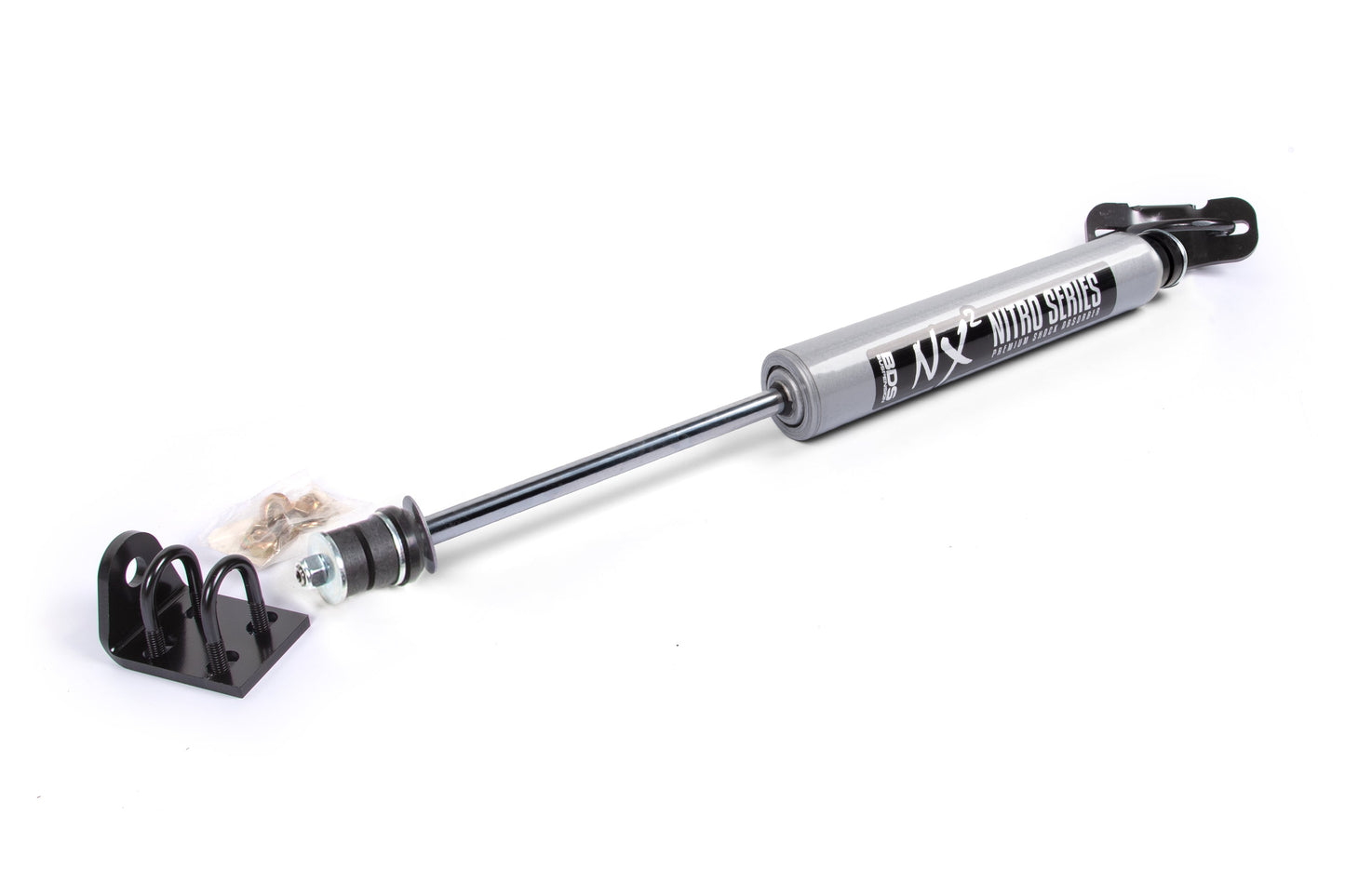 BDS Suspension Single Steering Stabilizer Kit w/ NX2 Shock | Jeep CJ Series and M38A1 (41-86) - Trucks R Us