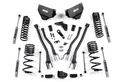 BDS Suspension 4 Inch Lift Kit w/ 4-Link | Ram 2500 (14-18) 4WD | Diesel