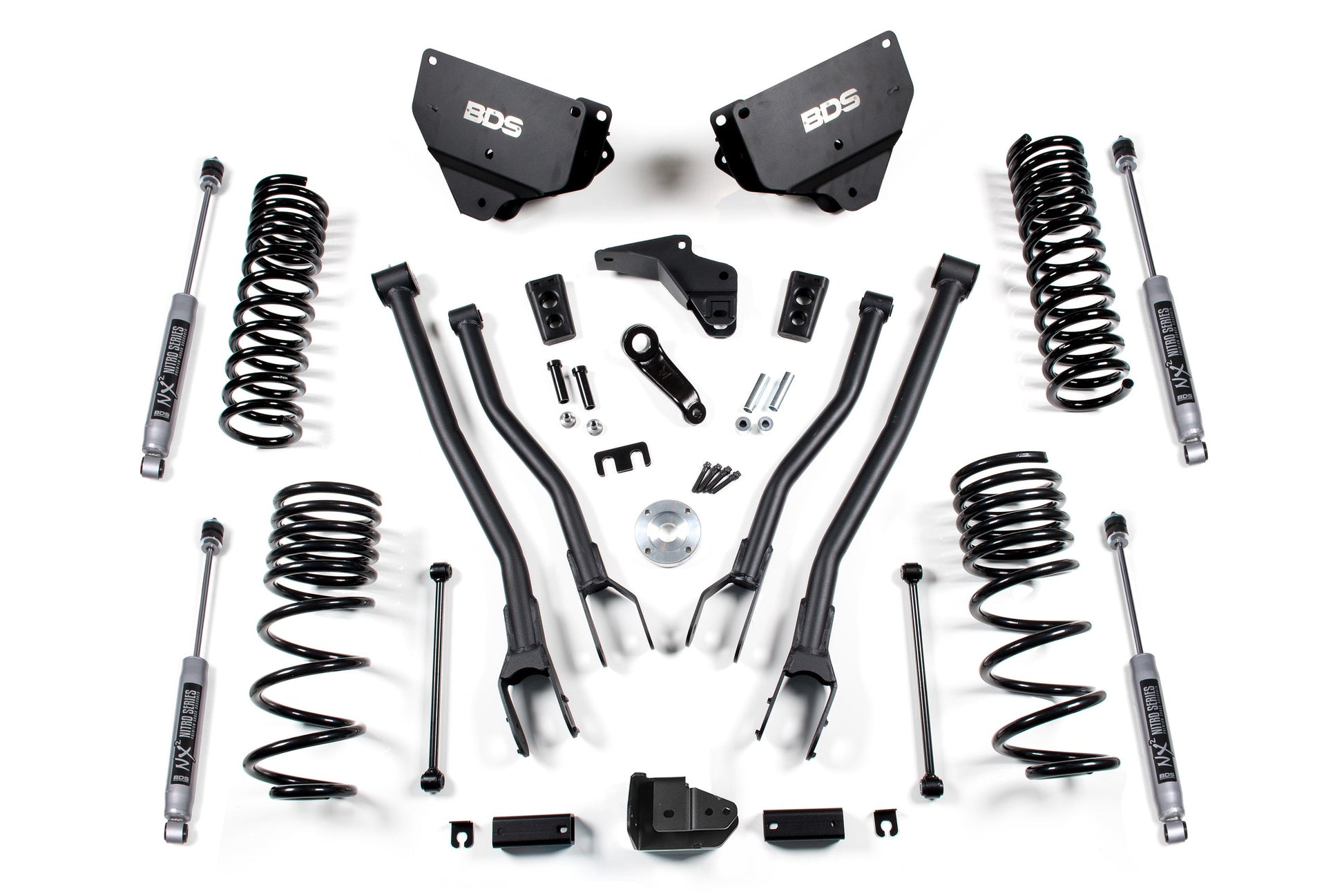 BDS Suspension 4 Inch Lift Kit w/ 4-Link | Ram 2500 (14-18) 4WD | Diesel - Trucks R Us