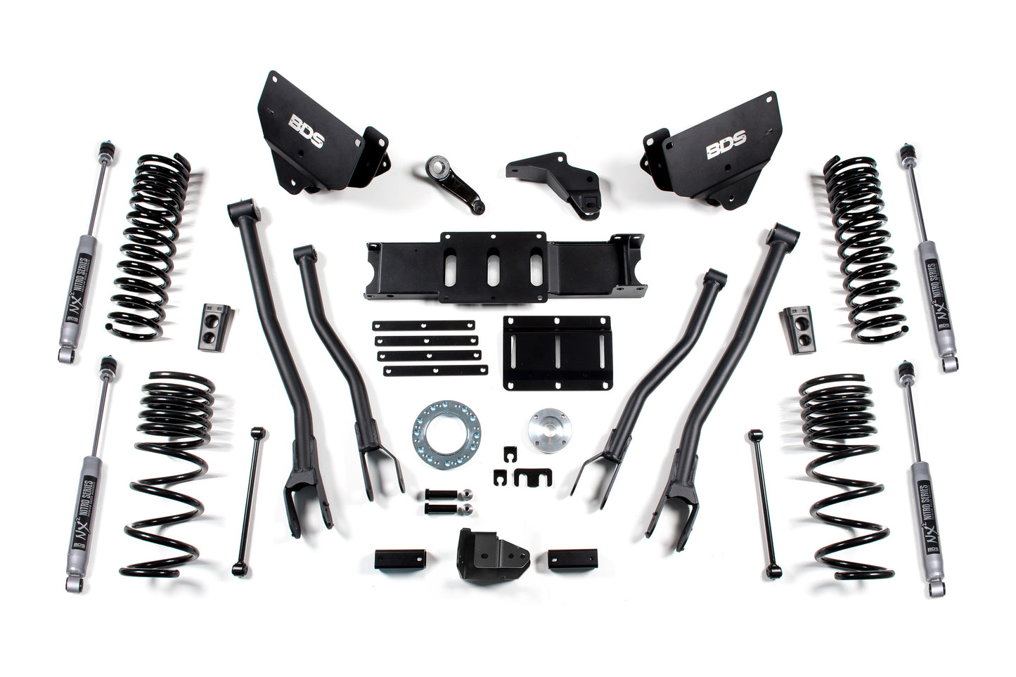 BDS Suspension 6 Inch Lift Kit w/ 4-Link | Ram 2500 (14-18) 4WD | Diesel