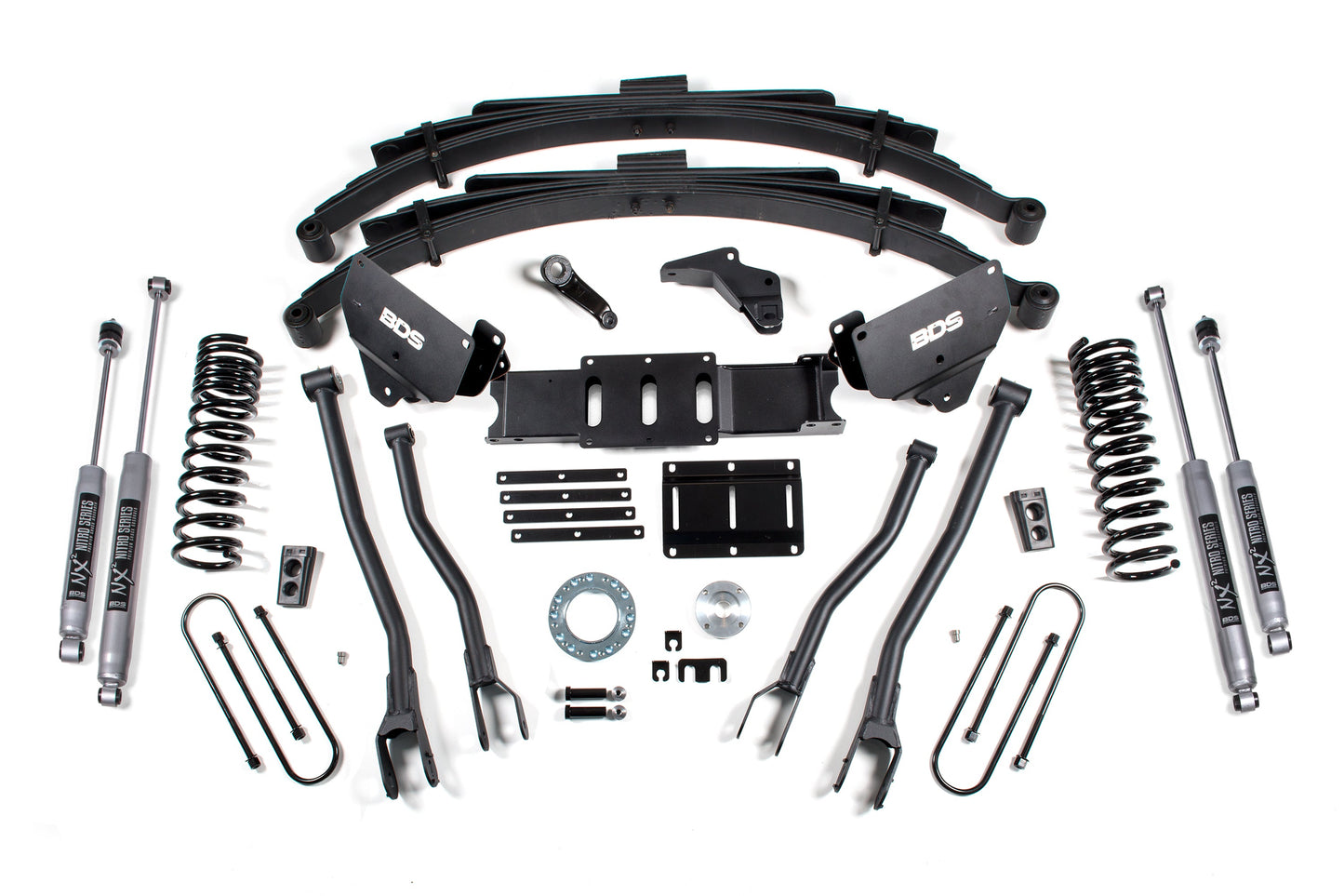 BDS Suspension 5.5 Inch Lift Kit w/ 4-Link | Ram 3500 (13-18) 4WD | Gas