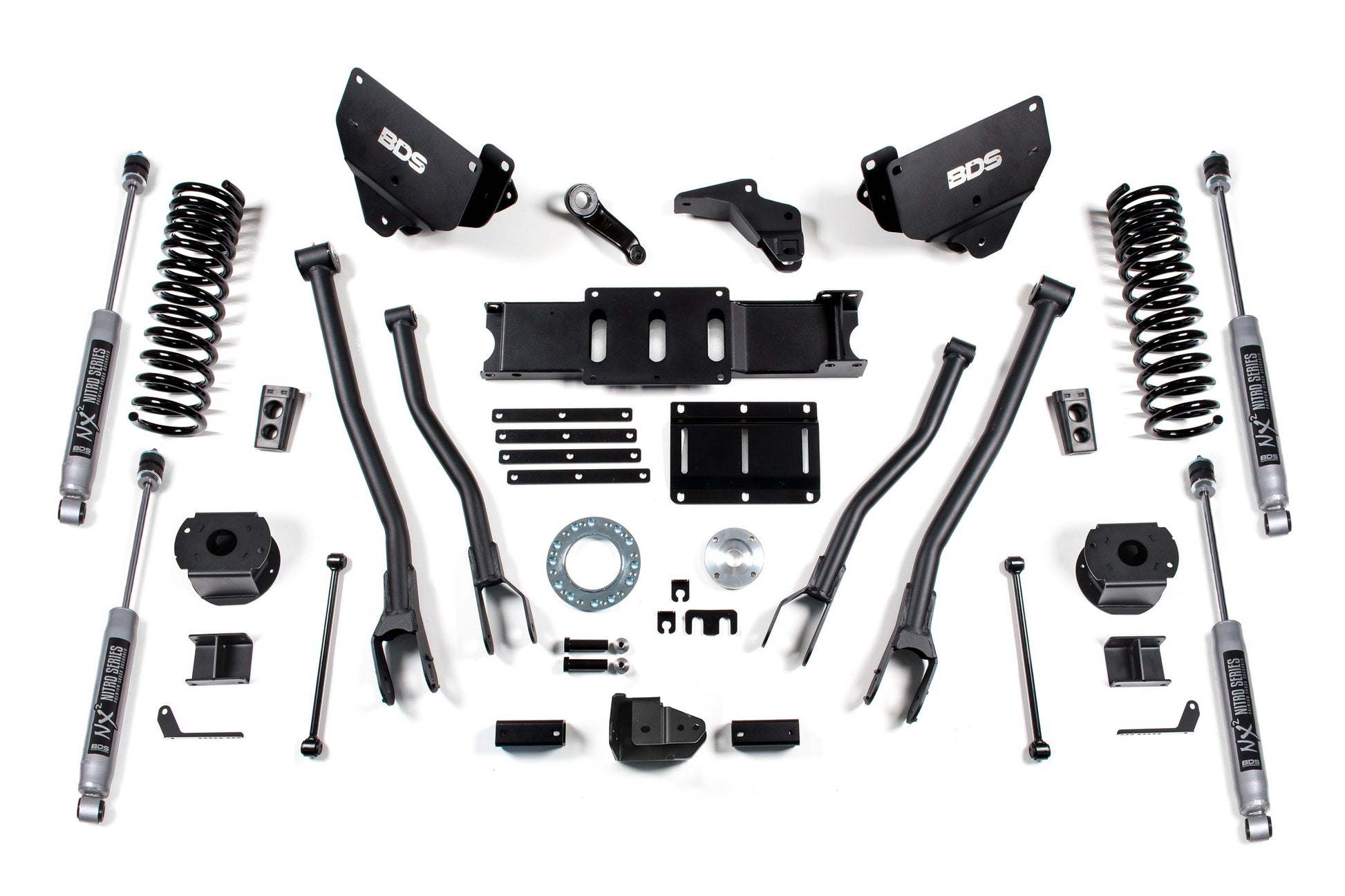 BDS Suspension 6 Inch Lift Kit w/ 4-Link | Ram 2500 w/ Rear Air Ride (14-18) 4WD | Diesel - Trucks R Us