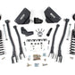 BDS Suspension 4 Inch Lift Kit w/ 4-Link | Ram 2500 w/ Rear Air Ride (14-18) 4WD | Gas
