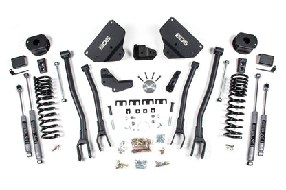 BDS Suspension 4 Inch Lift Kit w/ 4-Link | Ram 2500 w/ Rear Air Ride (14-18) 4WD | Gas - Trucks R Us
