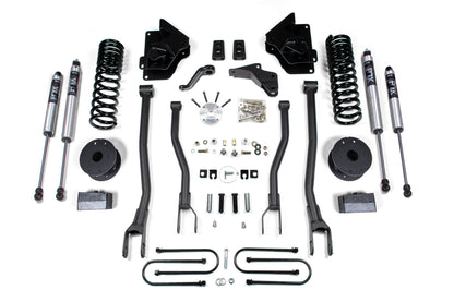 BDS Suspension 4 Inch Lift Kit w/ 4-Link | Ram 3500 w/ Rear Air Ride (13-18) 4WD | Gas - Trucks R Us