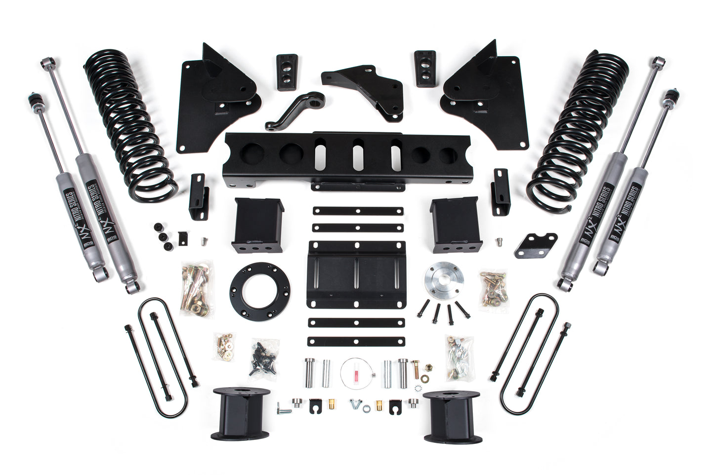 BDS Suspension 6 Inch Lift Kit | Ram 3500 w/ Rear Air Ride (13-18) 4WD | Diesel