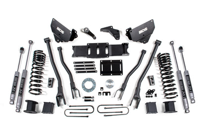 BDS Suspension 5.5 Inch Lift Kit w/ 4-Link | Ram 3500 w/ Rear Air Ride (13-18) 4WD | Gas