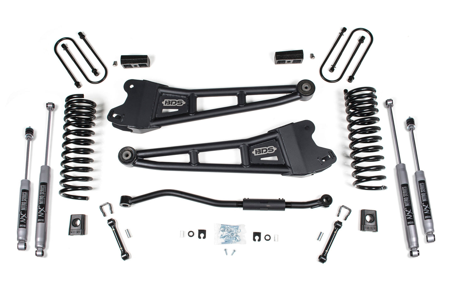 BDS Suspension 3 Inch Lift Kit w/ Radius Arm | Ram 3500 (19-24) 4WD | Diesel