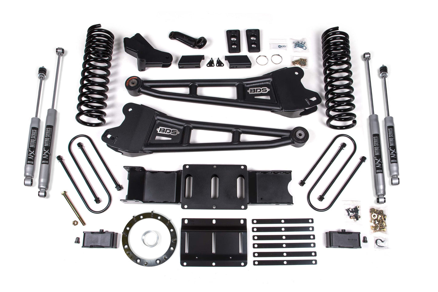 BDS Suspension 4 Inch Lift Kit w/ Radius Arm | Ram 3500 (19-24) 4WD | Gas