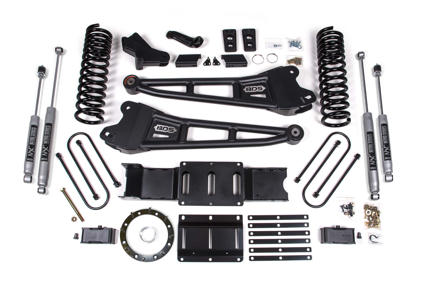 BDS Suspension 4 Inch Lift Kit w/ Radius Arm | Ram 3500 (19-24) 4WD | Gas