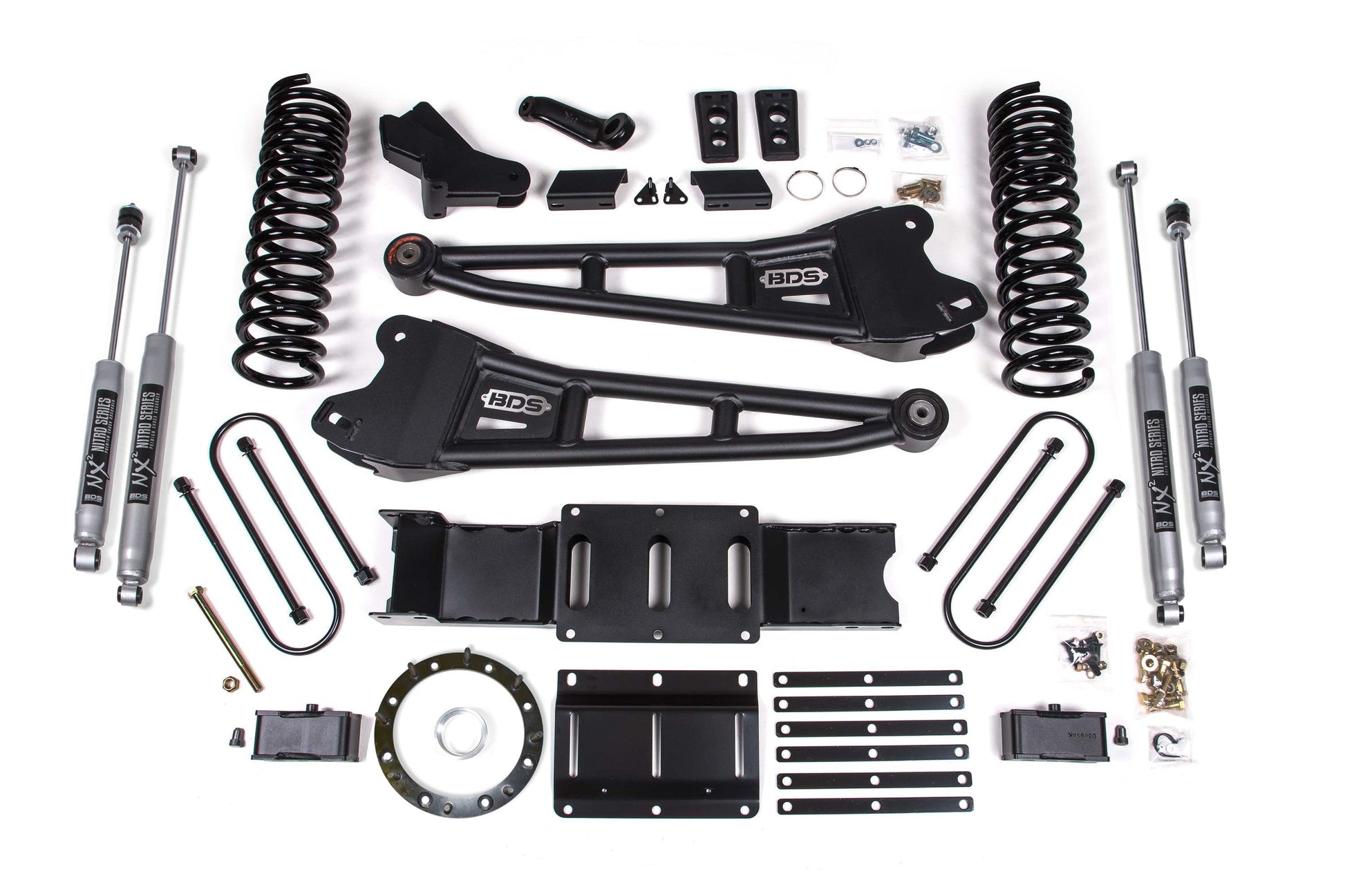 BDS Suspension 4 Inch Lift Kit w/ Radius Arm | 2 Inch Rear Block | Ram 3500 (19-24) 4WD | Diesel - Trucks R Us