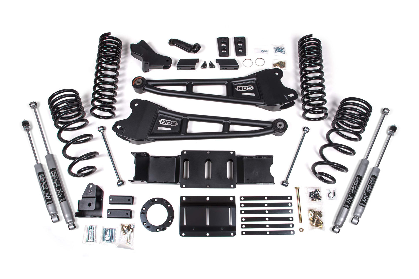 BDS Suspension 4 Inch Lift Kit w/ Radius Arm | Ram 2500 (19-24) 4WD | Diesel