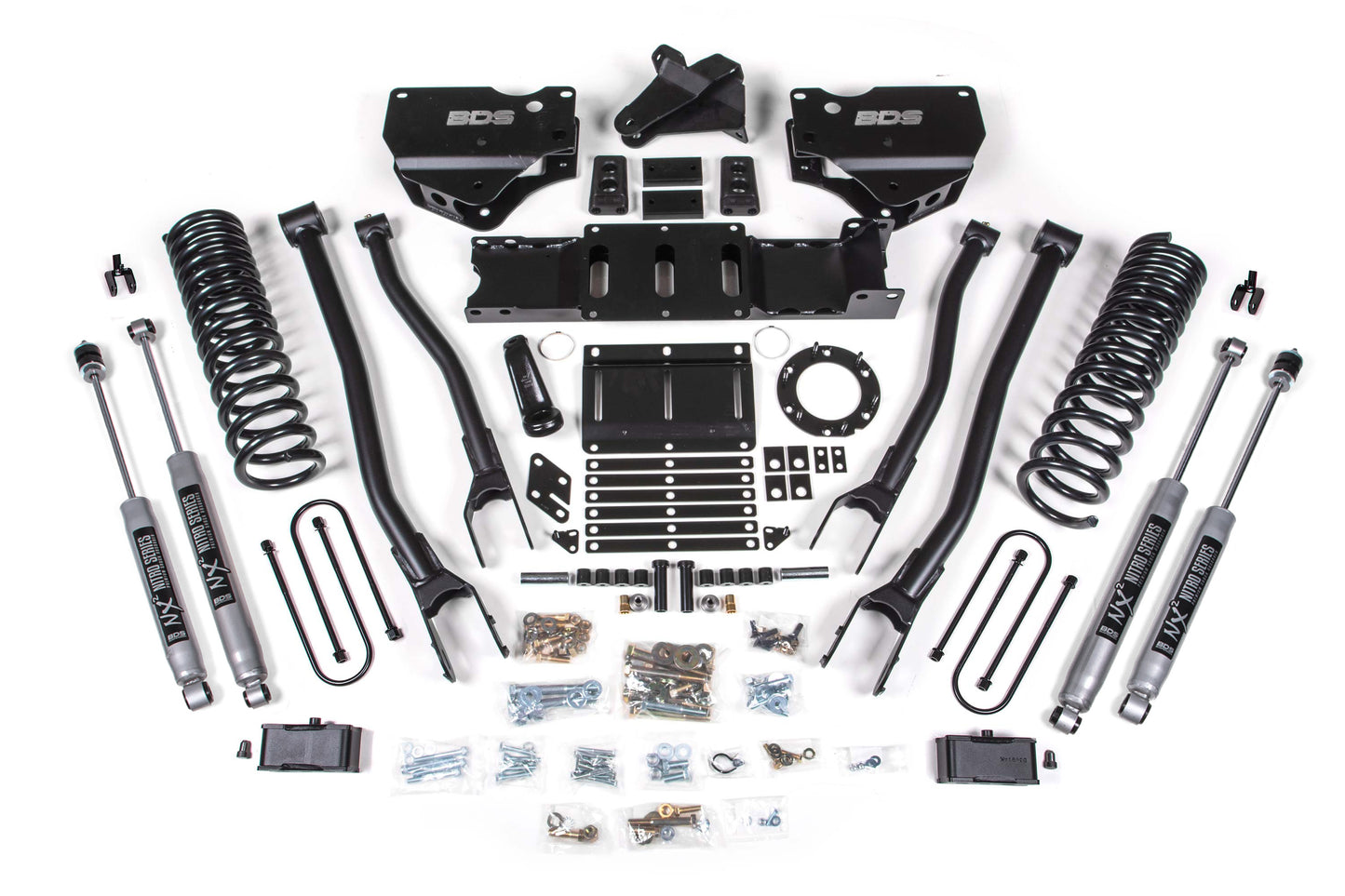 BDS Suspension 4 Inch Lift Kit w/ 4-Link | Ram 3500 (19-23) 4WD | Gas