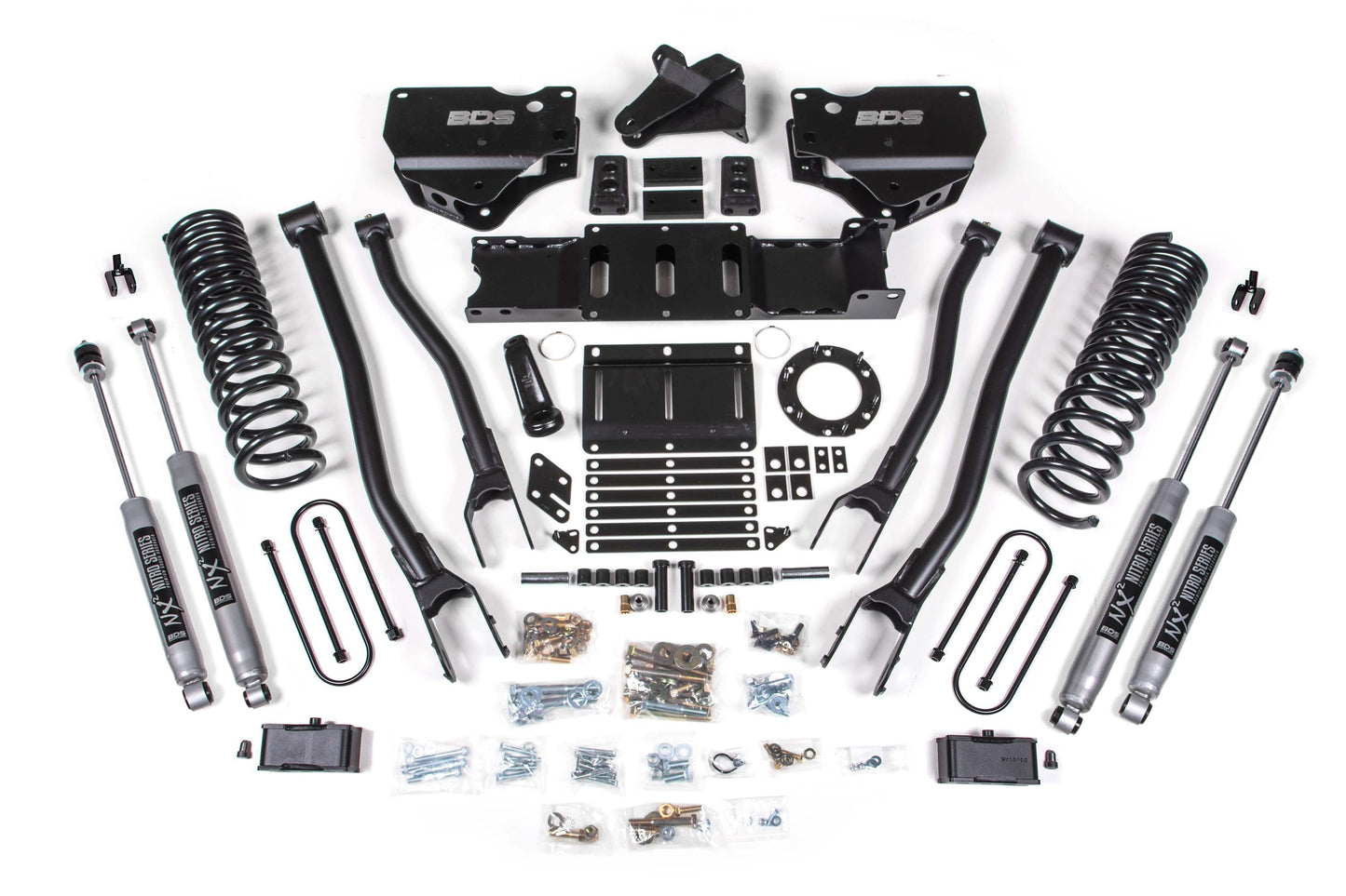 BDS Suspension 4 Inch Lift Kit w/ 4-Link | Ram 3500 (19-24) 4WD | Diesel
