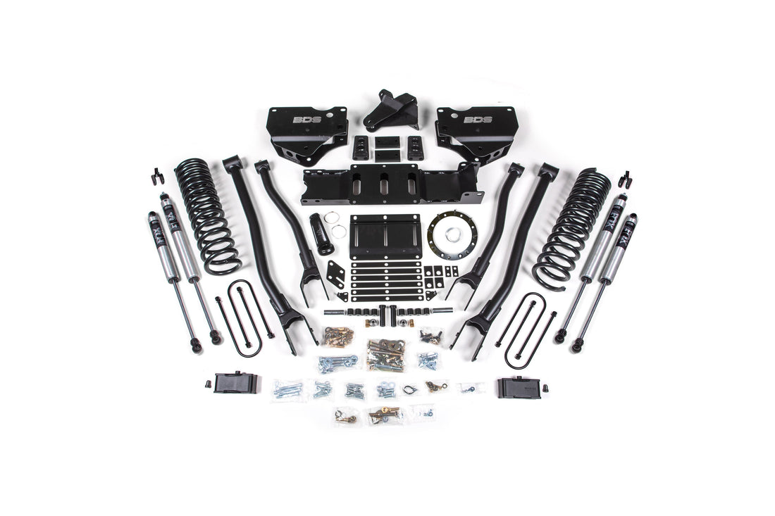 BDS Suspension 4 Inch Lift Kit w/ 4-Link | Ram 3500 (19-24) 4WD | Diesel