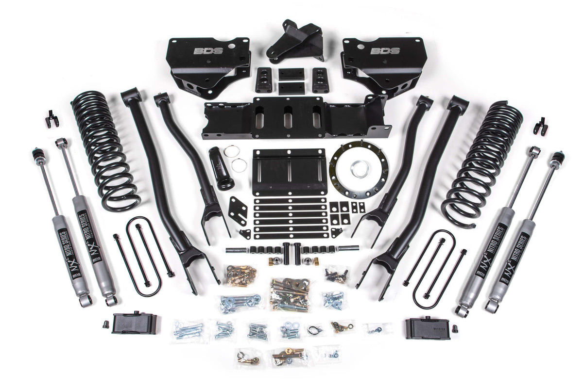 BDS Suspension 4 Inch Lift Kit w/ 4-Link | Ram 3500 (19-24) 4WD | Diesel - Trucks R Us