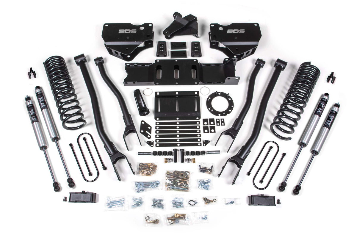 BDS Suspension 4 Inch Lift Kit w/ 4-Link | Ram 3500 (19-23) 4WD | Gas - Trucks R Us
