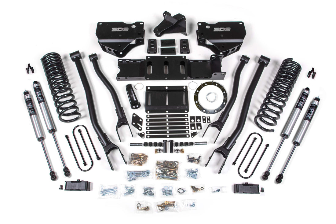 BDS Suspension 4 Inch Lift Kit w/ 4-Link | Ram 3500 (19-24) 4WD | Diesel