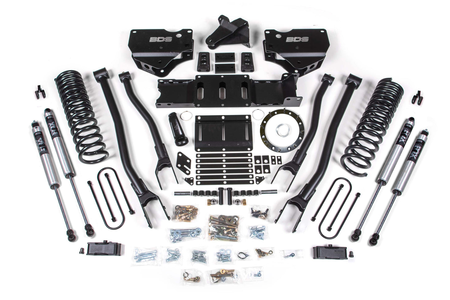 BDS Suspension 4 Inch Lift Kit w/ 4-Link | Ram 3500 (19-24) 4WD | Diesel