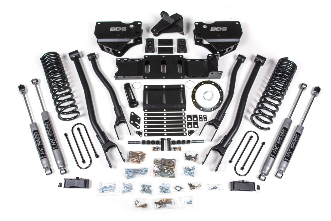 BDS Suspension 4 Inch Lift Kit w/ 4-Link | Ram 3500 (19-23) 4WD | Diesel