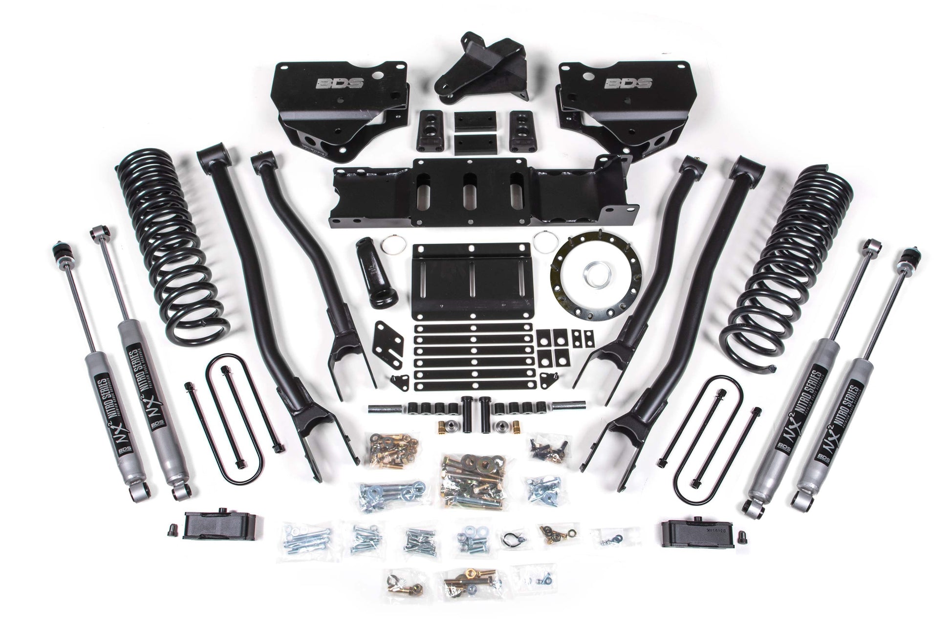 BDS Suspension 4 Inch Lift Kit w/ 4-Link | Ram 3500 (19-24) 4WD | Diesel - Trucks R Us
