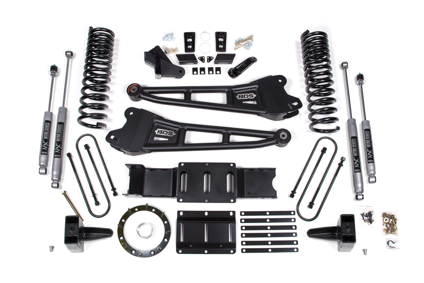 BDS Suspension 6 Inch Lift Kit w/ Radius Arm | Ram 3500 (19-24) 4WD | Diesel