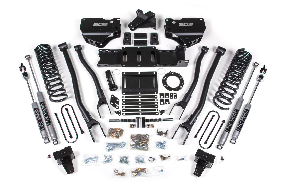 BDS Suspension 6 Inch Lift Kit w/ 4-Link | Ram 3500 (19-24) 4WD | Diesel