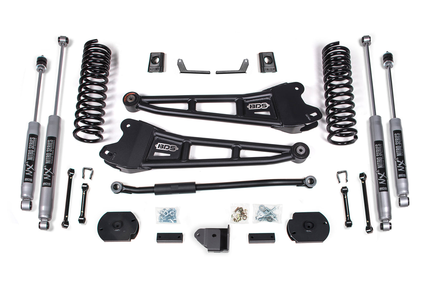 BDS Suspension 3 Inch Lift Kit | Ram 2500 w/ Rear Air Ride (14-18) 4WD | Diesel