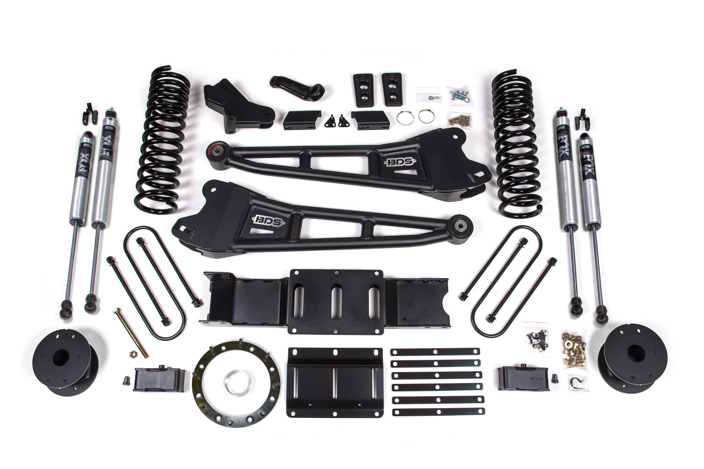BDS Suspension 4 Inch Lift Kit w/ Radius Arm | Ram 3500 w/ Rear Air Ride (19-24) 4WD | Gas - Trucks R Us