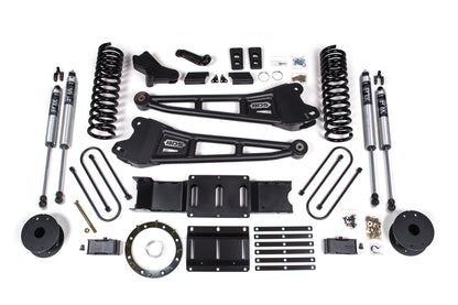 BDS Suspension 4 Inch Lift Kit w/ Radius Arm | Ram 3500 w/ Rear Air Ride (19-24) 4WD | Diesel - Trucks R Us