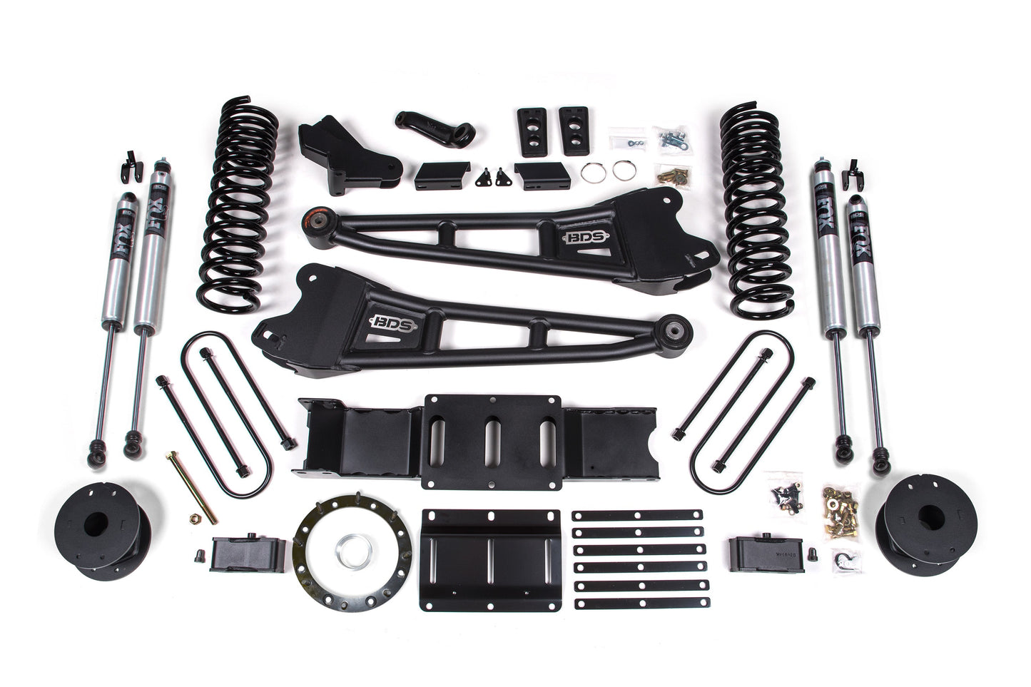 BDS Suspension 4 Inch Lift Kit w/ Radius Arm | Ram 3500 w/ Rear Air Ride (19-24) 4WD | Diesel