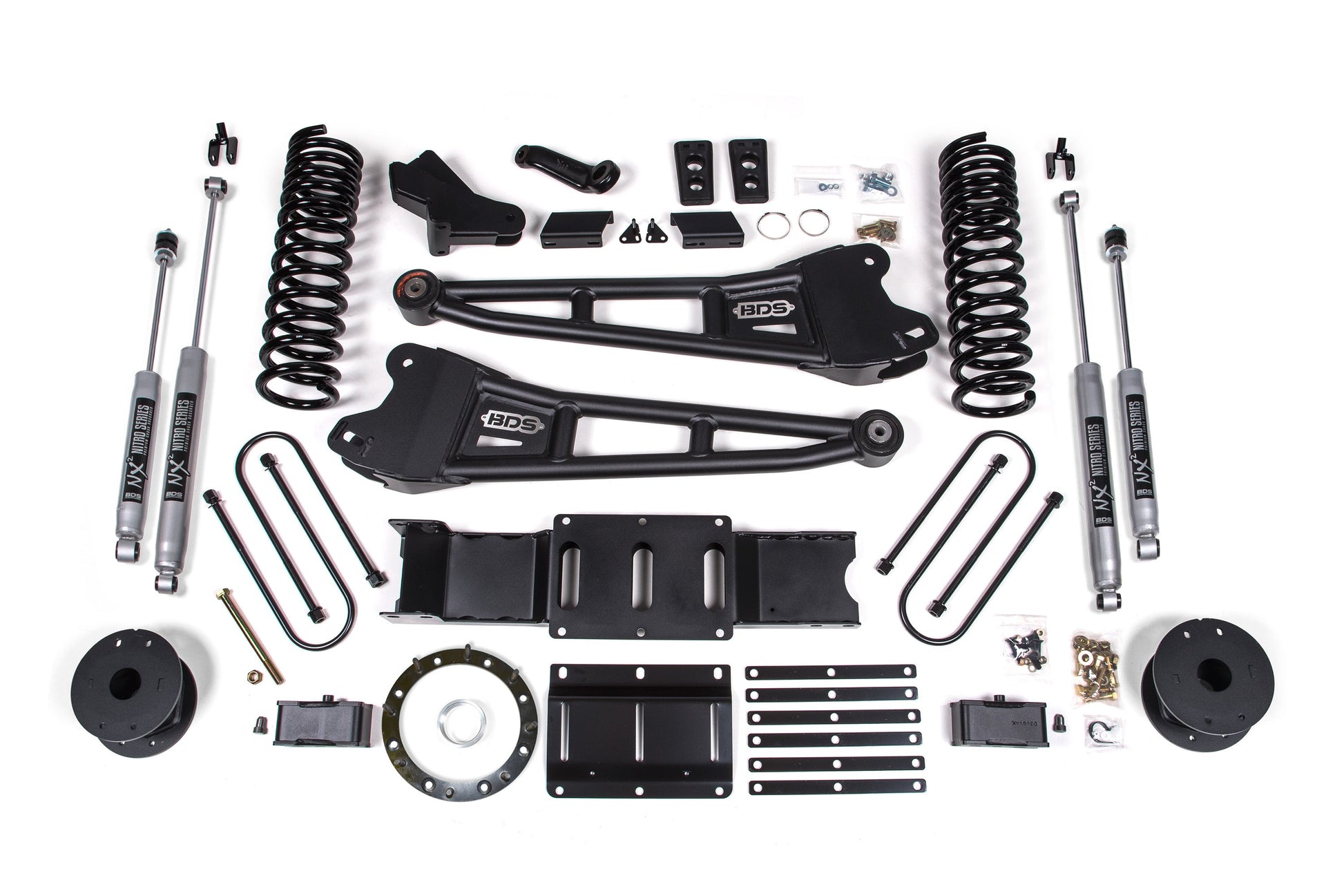 BDS Suspension 4 Inch Lift Kit w/ Radius Arm | Ram 3500 w/ Rear Air Ride (19-24) 4WD | Diesel - Trucks R Us