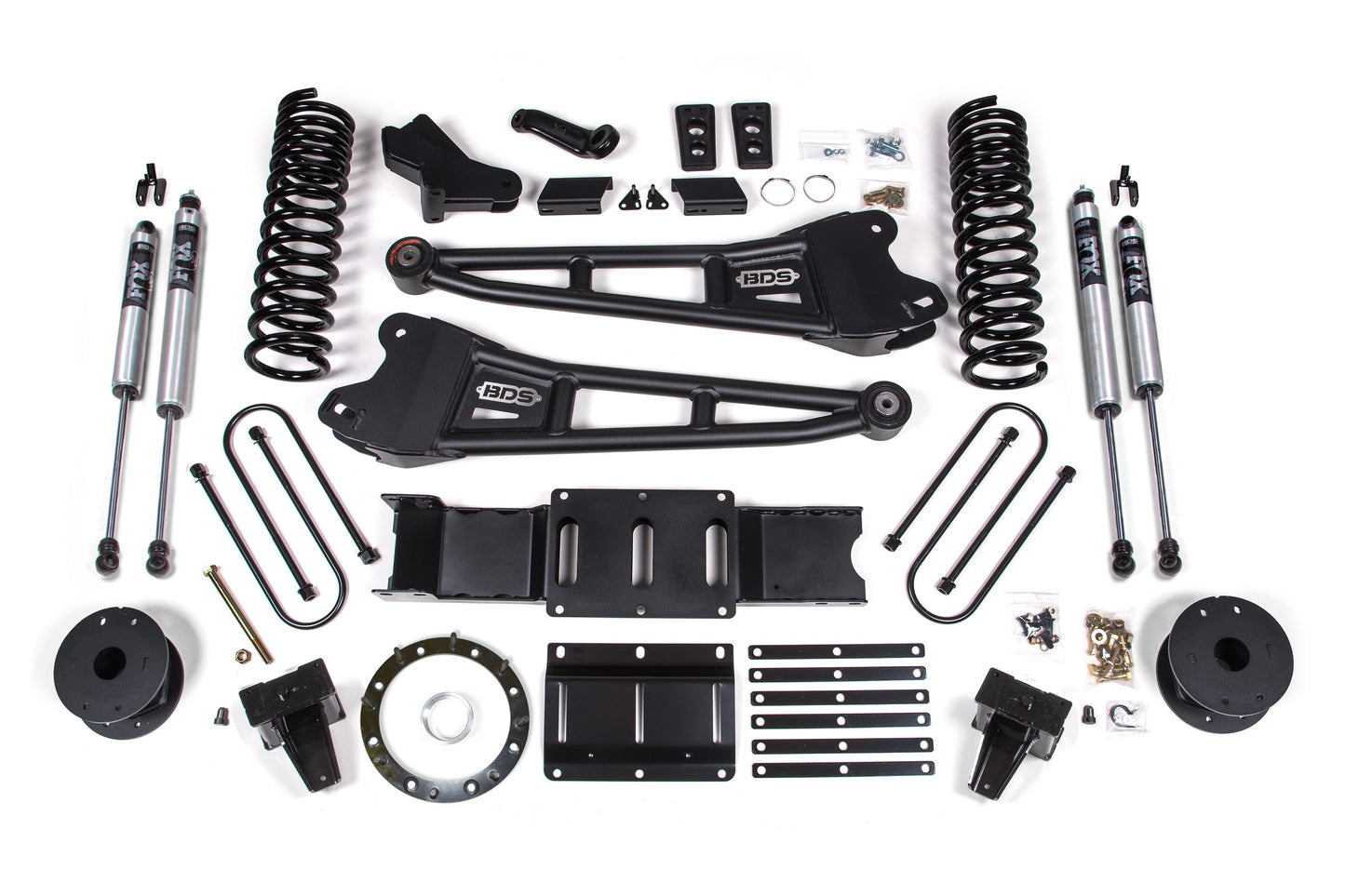 BDS Suspension 5.5 Inch Lift Kit w/ Radius Arm | Ram 3500 w/ Rear Air Ride (19-24) 4WD | Gas - Trucks R Us