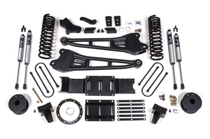 BDS Suspension 5.5 Inch Lift Kit w/ Radius Arm | Ram 3500 w/ Rear Air Ride (19-24) 4WD | Gas - Trucks R Us