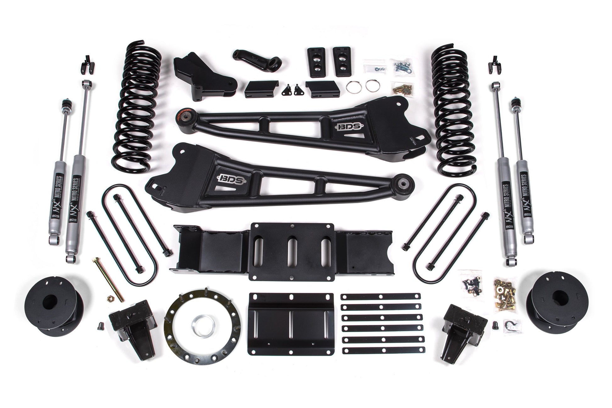 BDS Suspension 5.5 Inch Lift Kit w/ Radius Arm | Ram 3500 w/ Rear Air Ride (19-24) 4WD | Gas - Trucks R Us
