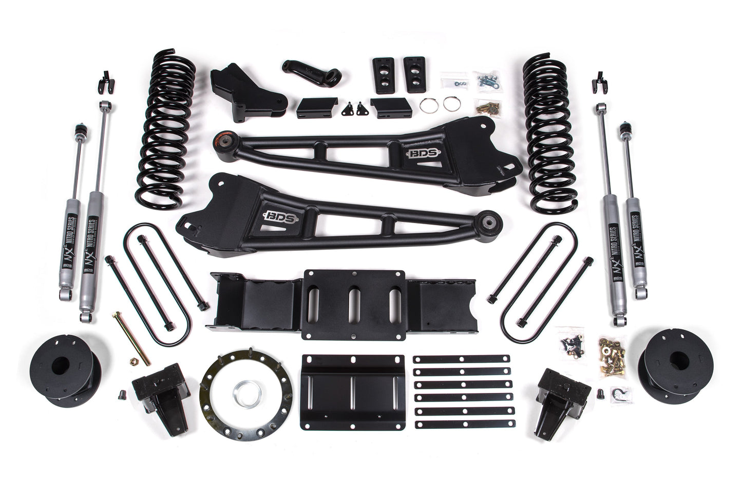 BDS Suspension 6 Inch Lift Kit w/ Radius Arm | Ram 3500 w/ Rear Air Ride (19-24) 4WD | Diesel