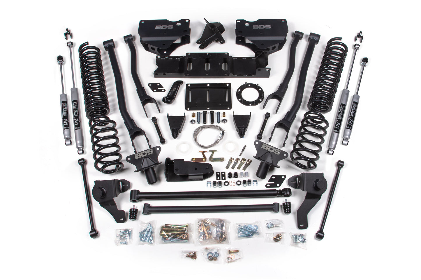 BDS Suspension 8 Inch Lift Kit w/ 4-Link | Ram 2500 (19-24) 4WD | Diesel