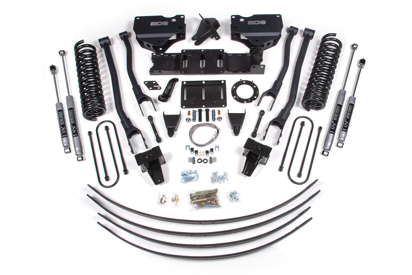 BDS Suspension 8 Inch Lift Kit w/ 4-Link | Ram 3500 (19-24) 4WD | Diesel