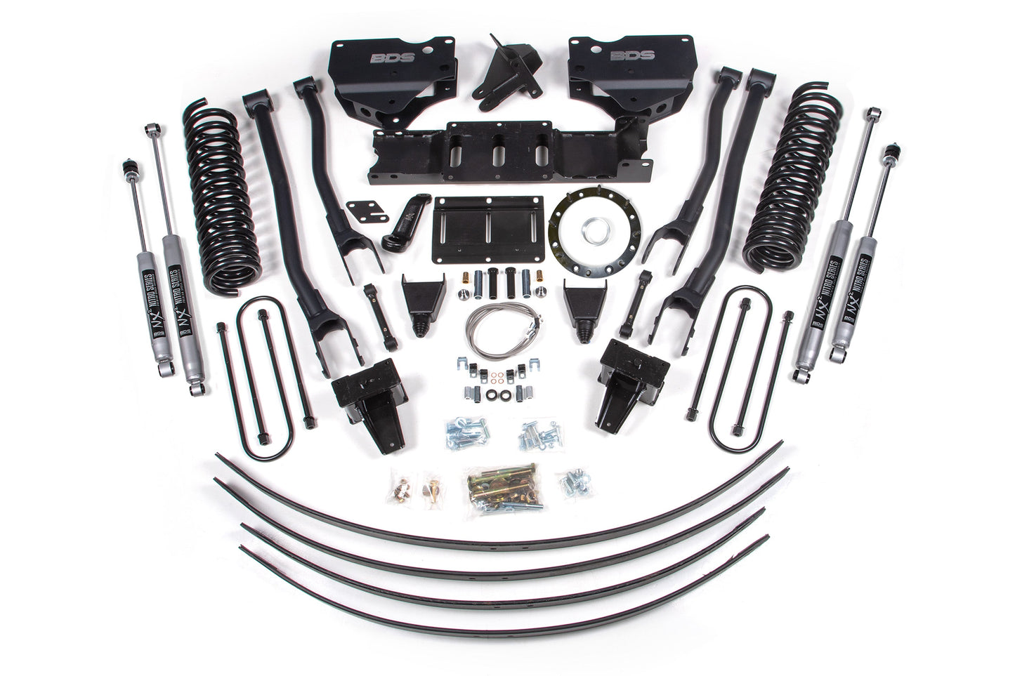 BDS Suspension 8 Inch Lift Kit w/ 4-Link | Ram 3500 (19-24) 4WD | Diesel
