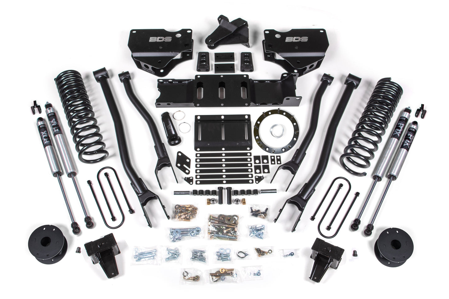 BDS Suspension 6 Inch Lift Kit w/ 4-Link | Ram 3500 w/ Rear Air Ride (19-24) 4WD | Diesel - Trucks R Us