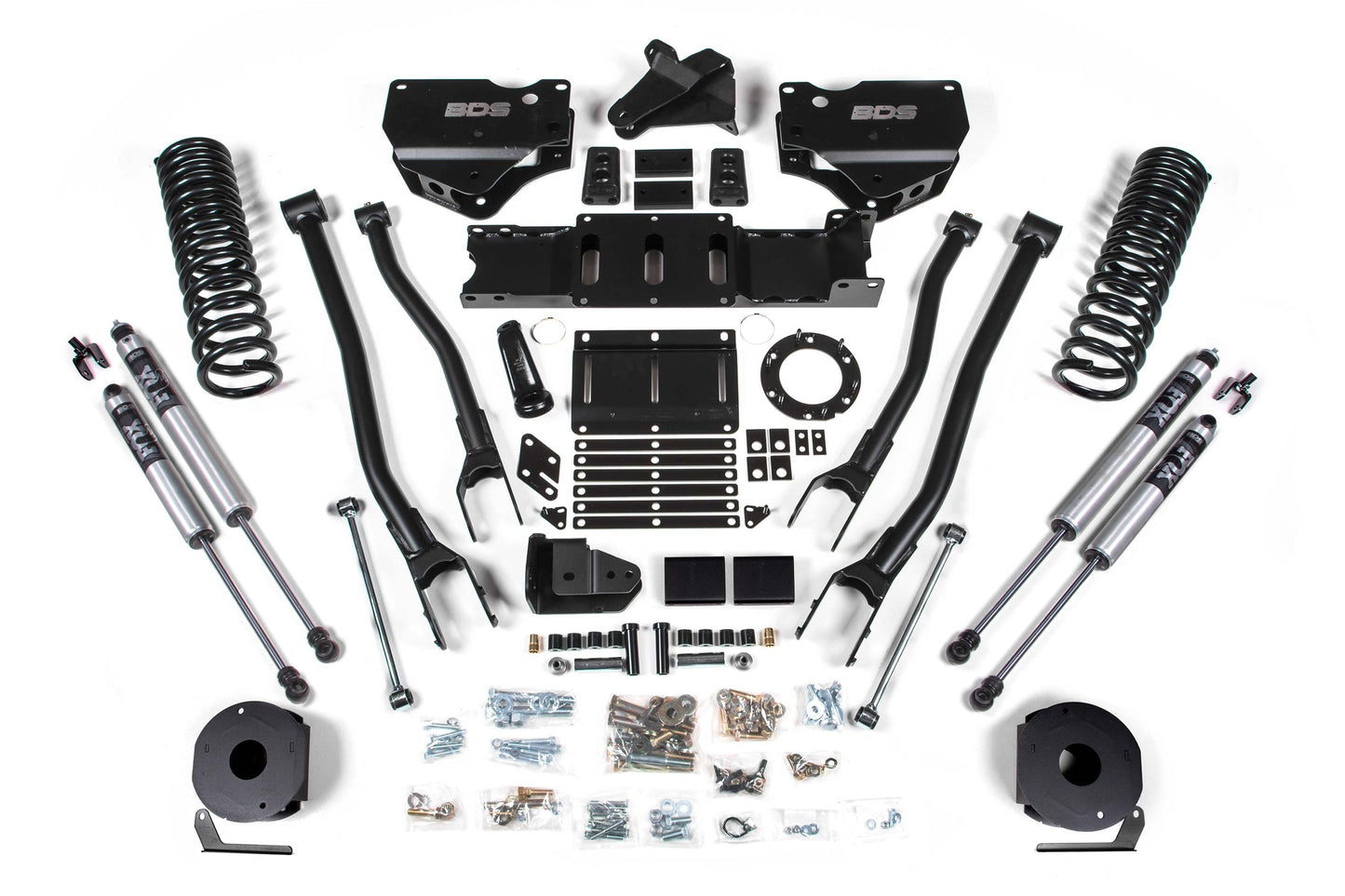 BDS Suspension 5.5 Inch Lift Kit w/ 4-Link | Ram 2500 w/ Rear Air Ride (19-24) 4WD | Gas