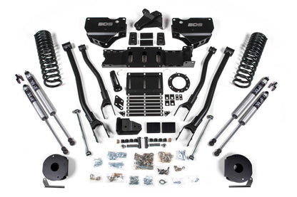 BDS Suspension 6 Inch Lift Kit w/ 4-Link | Ram 2500 w/ Rear Air Ride (19-24) 4WD | Diesel