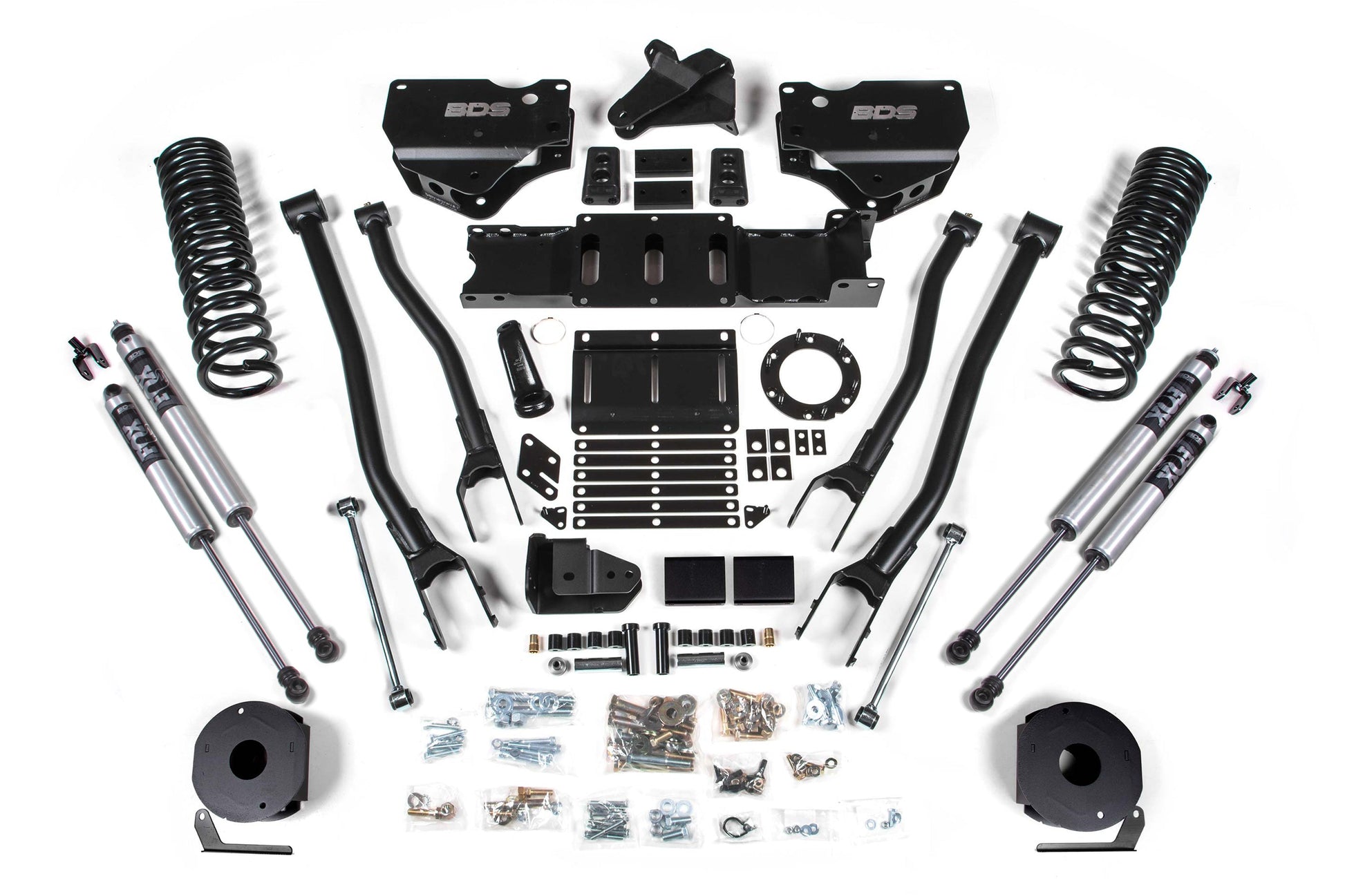 BDS Suspension 5.5 Inch Lift Kit w/ 4-Link | Ram 2500 w/ Rear Air Ride (19-24) 4WD | Gas - Trucks R Us