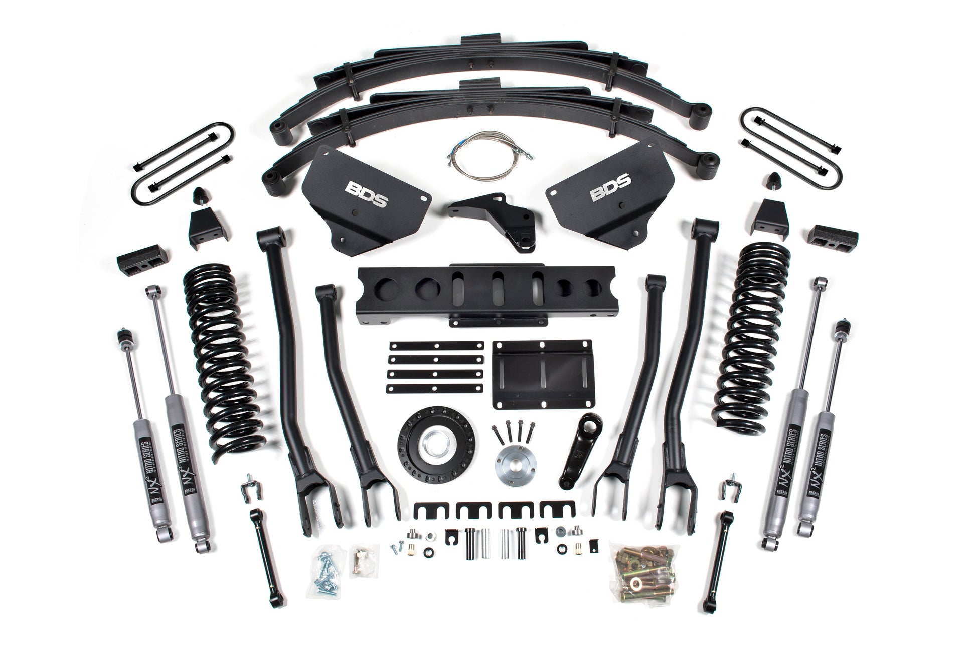 BDS Suspension 8 Inch Lift Kit w/ 4-Link | Ram 3500 (13-18) 4WD | Diesel - Trucks R Us