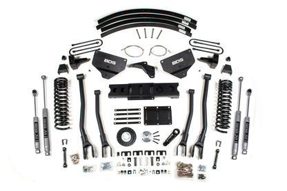 BDS Suspension 8 Inch Lift Kit w/ 4-Link | Ram 3500 (13-18) 4WD | Diesel