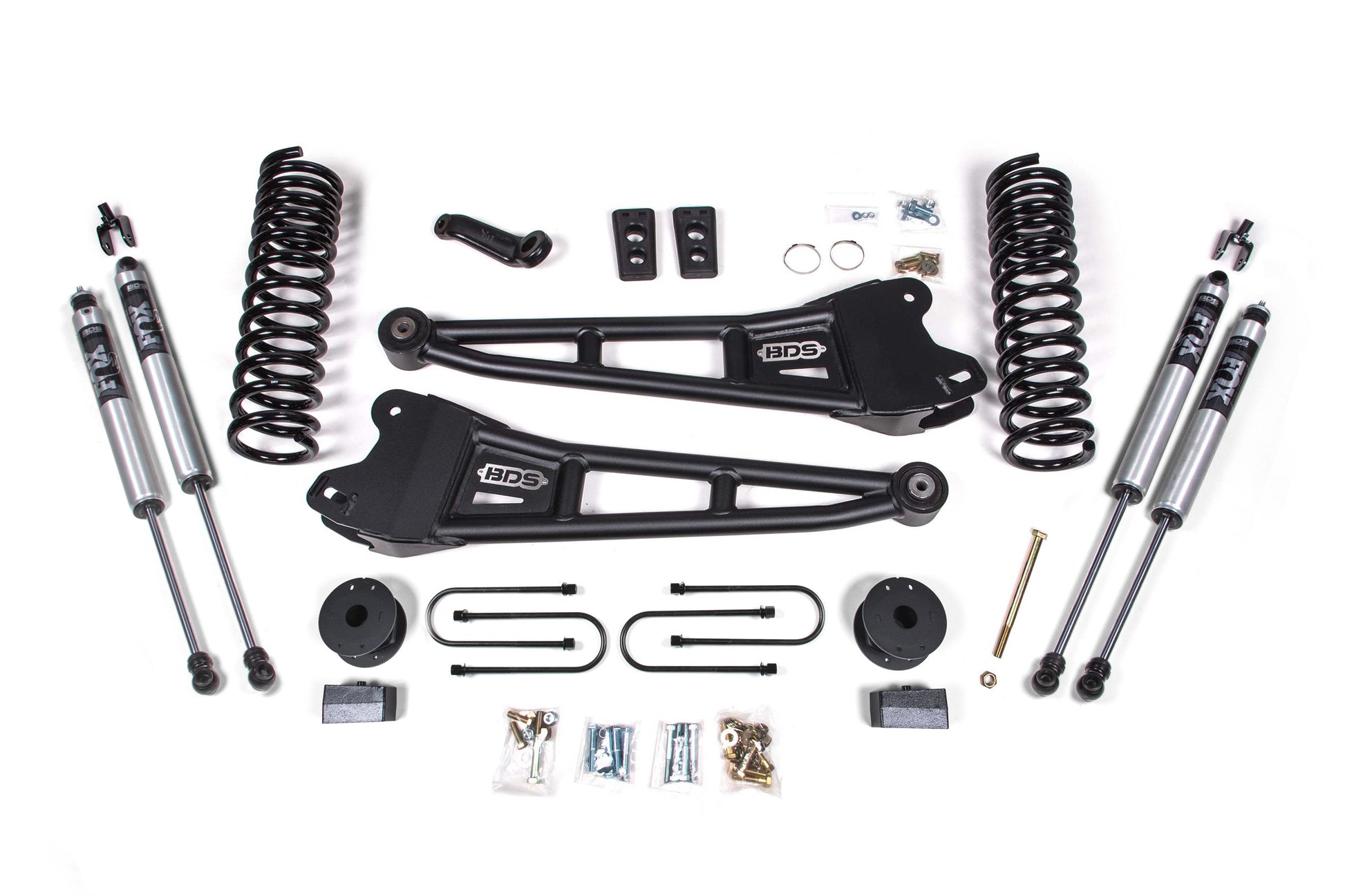 BDS Suspension 4 Inch Lift Kit w/ Radius Arm | Ram 3500 w/ Rear Air Ride (13-18) 4WD | Diesel - Trucks R Us